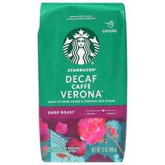 Starbucks Decaf Caffè Verona Dark Roast Ground Coffee