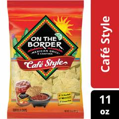 On The Border Cafe Style Tortilla Chips 11 Ounces