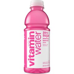 vitaminwater Zero Sugar Shine Strawberry Lemonade Flavored Water Beverage Bottle