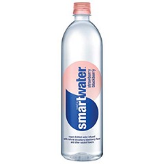 smartwater Strawberry Blackberry, Vapor Distilled Premium Bottled Water