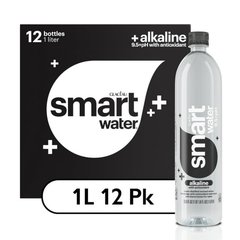 smartwater Alkaline With Antioxidant Ionized Electrolyte Vapor-Distilled Water Bottles
