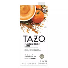 Tazo Pumpkin Spice Latte Black Tea Concentrate 32 fl oz