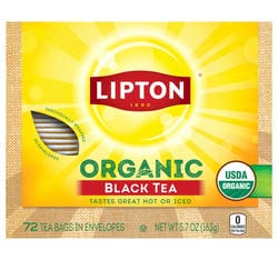 Lipton Organic Black Tea Bags
