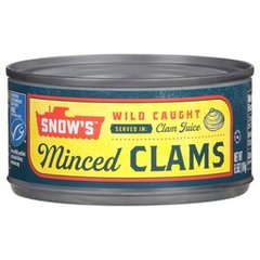 Snow's Minced Clams Can 6.5 Ounces