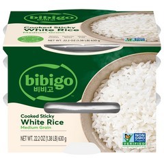 Bibigo Cooked Sticky White Rice 3 Pack