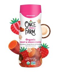 Once Upon a Farm Organic Strawberry/Sweet Pot/Coconut Fruit & Veggie Puffs