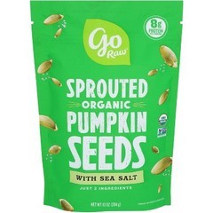 Go Raw Sprouted Seeds Pumpkin Sea Salt Case of 6.10 oz