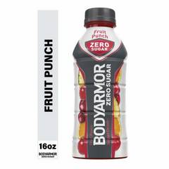 BODYARMOR Zero Sugar Fruit Punch Electrolyte Sports Drink Bottle 16 fl oz
