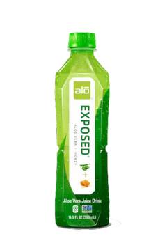 alo EXPOSED Aloe Vera Juice Drink Original + Honey - 16.9 Fl. Oz.