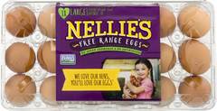 Nellies Eggs Free Range Large Brown - 18 Count