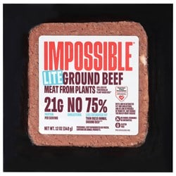 Impossible Made From Plants Lite Ground Beef - 12 Oz
