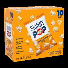 Skinnypop Dairy Free White Cheddar Multipack 10ct - 5 OZ