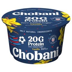 Chobani 20g Protein Lowfat Greek Yogurt Vanilla 6.7 oz Cup