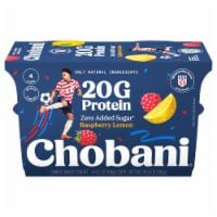 Chobani Lowfat Raspberry Lemon Greek Yogurt - 4 Each
