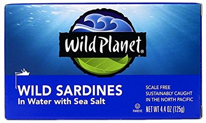 Wild Planet Wild Sardines, In Water With Sea Salt 4.4 Oz