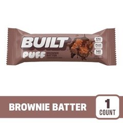 BUILT Collagen Protein Bar, Brownie Batter Puff