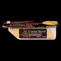Cracker Barrel Extra Sharp Cheddar Cheese Cracker Cuts Tray - 7 Oz