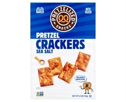 Pretzelized Snacks Pretzel Crackers Sea Salt - 6.5 Oz