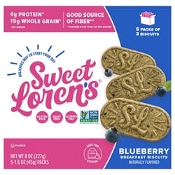 Sweet Lorens Blueberry Breakfast Cookies 8 Ounces