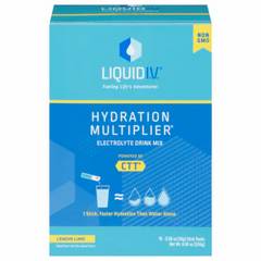Liquid I.V. Hydration Multiplier Electrolytes Lemon Lime Drink Mix Packets