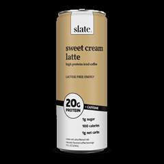 Slate Sweet Cream Latte High Protein Iced Coffee