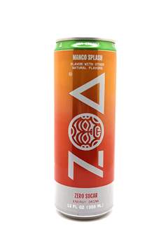 ZOA Energy Mango Splash Zero Sugar 12 Ounce