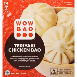 Wow Bao Chicken Teriyaki Bao, 10 oz