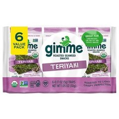 Gimme Teriyaki Seaweed Snack 0.17 Ounces