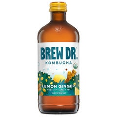 Brew Dr Kombucha Lemon Ginger Organic Kombucha