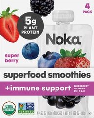 Noka Super Berry Superfood Smoothie 4 pack
