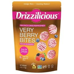 Drizzilicious Mini Rice Cake Bites Very Berry!