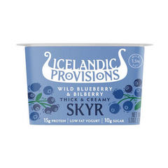 Icelandic Provisions Blueberry Bilberry Skyr Yogurt Cup