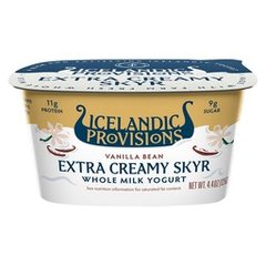 Icelandic Provisions Extra Creamy Whole Milk Vanilla Bean Skyr Yogurt Cup
