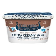 Icelandic Provisions Extra Creamy Whole Milk Cold Brew Coffee Yogurt Cup