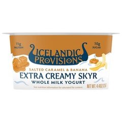 Icelandic Provisions Yogurt Salted Caramel Banana Skyr 4.4 Oz - 4.4 OZ