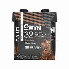 OWYN Plant-Based Elite Pro Chocolate 32g Non-Dairy Protein Drinks - 4 pk