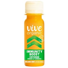 Vive Organic Immunity Boost Cayenne Wellness Shot with Ginger and Turmeric, Potent Wellness Shots
