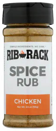 Rib Rack Spice Rub Chicken Seasoning, 5.5 oz