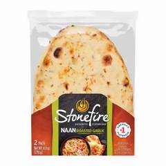 Stonefire Roasted Garlic Naan 8.8 Oz