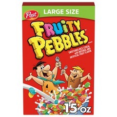 Fruity Pebbles Large Size Cereal