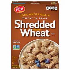 Post Wheat 'N Bran Shredded Wheat Cereal