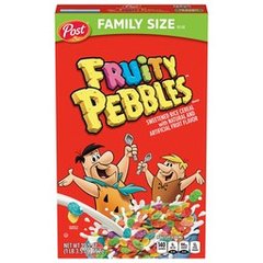 Fruity Pebbles Cereal Family Size 19.5 Oz