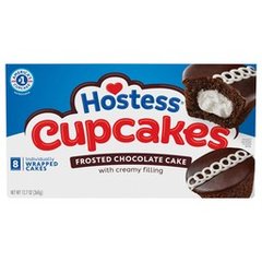 Hostess Frosted Creme Filled Chocolate Cupcakes 8 Pack