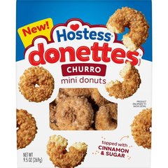 Hostess Donettes, Churro Mini Donuts Topped with Cinnamon Sugar